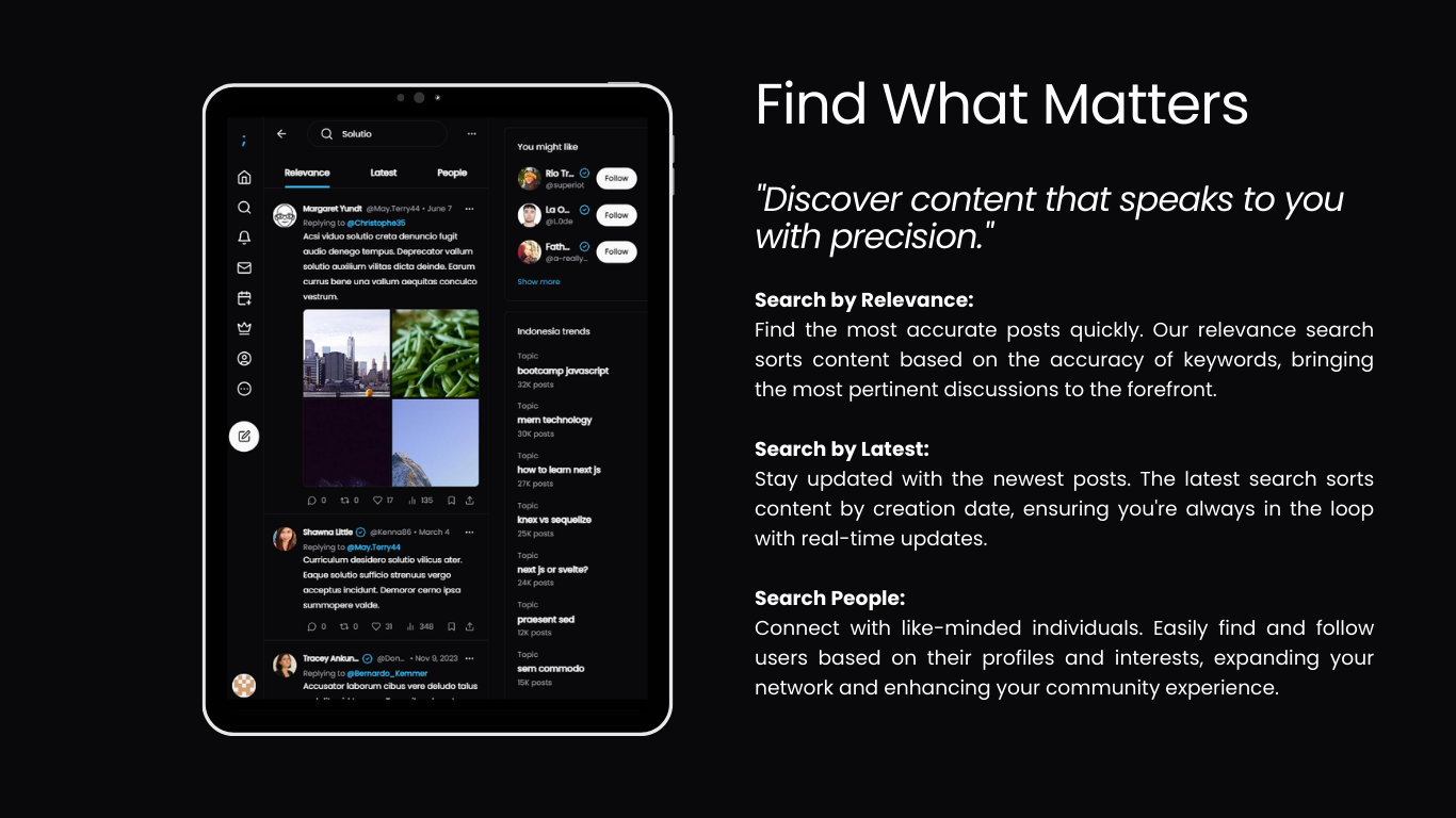 Discover content that speaks to you with precision